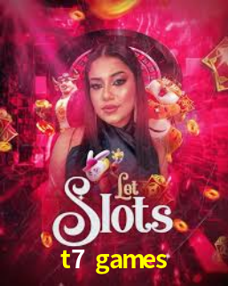 Interface do App t7 games